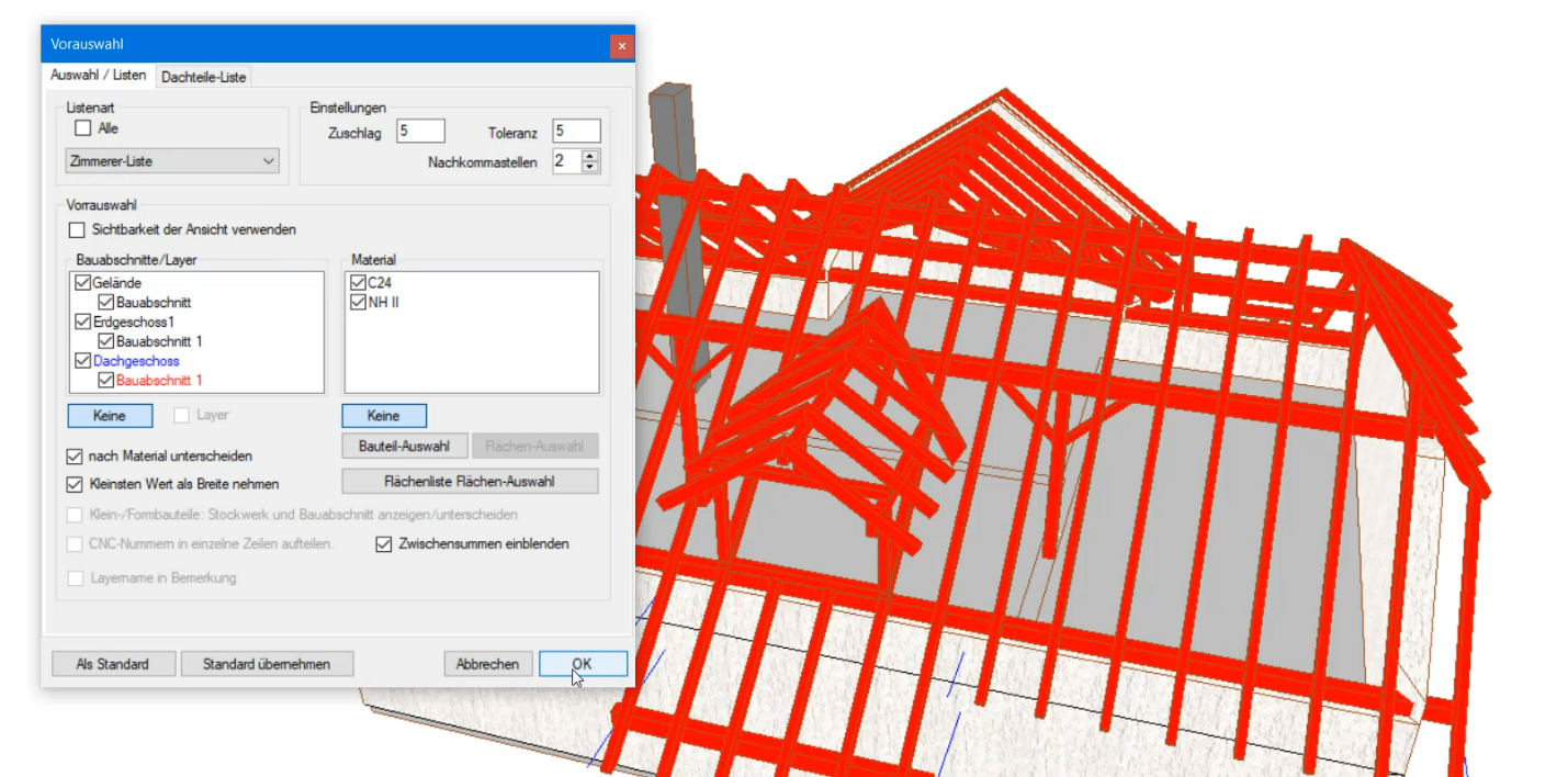 LigniKon Large V16 | 3D-CAD Holzbausoftware für Tragkonstruktionen & Abbund | Zum Kauf