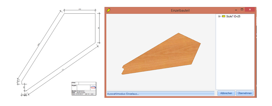 VisKon TREPPE FERTIGUNG | 3D Treppenbau-Software zur detaillierten Planung & Visualisierung