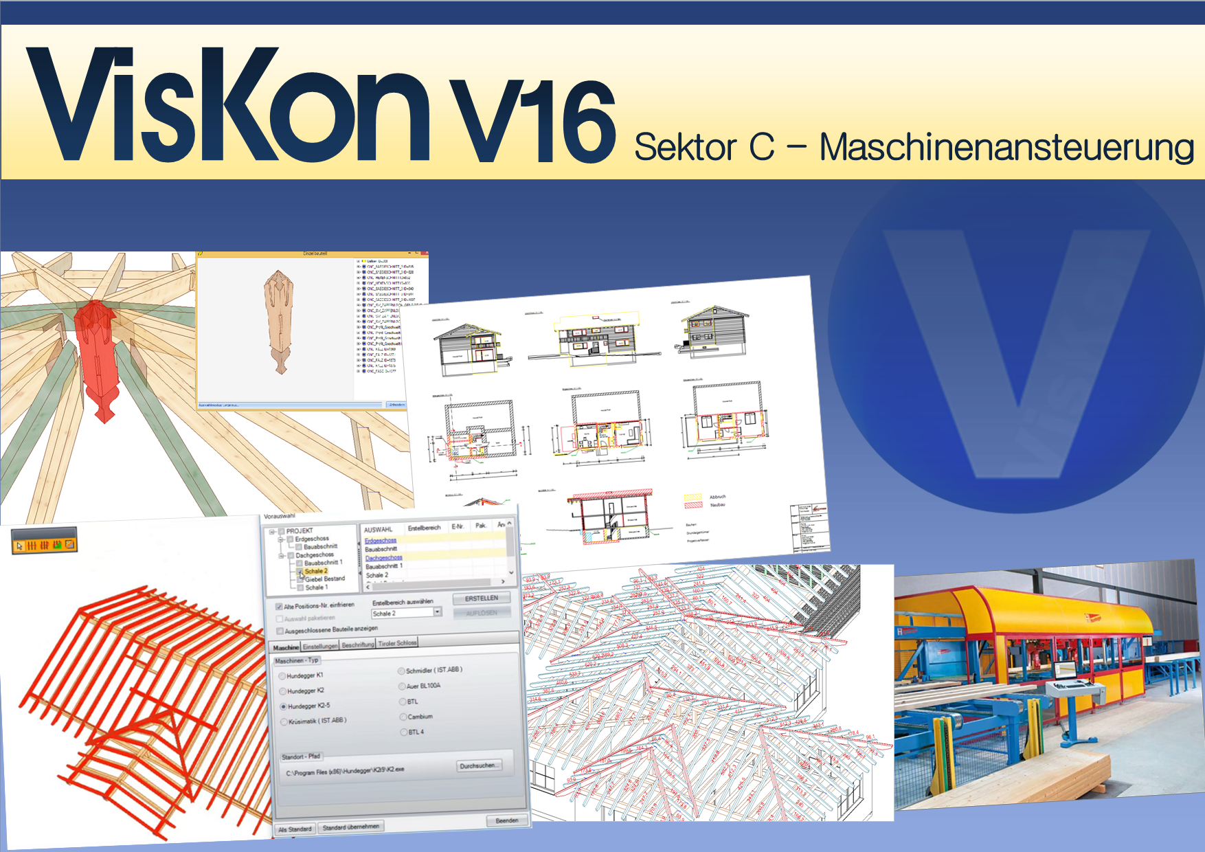 VISKON V16 3D-CAD/CAM | Sektor C - Maschinenansteuerung | Zum Kauf