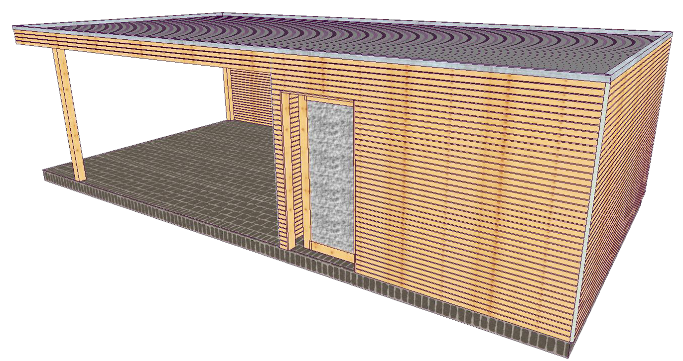 WOODCON V14 | Modul B) Holzrahmen-/ Blockbau CAD - zur jährlichen Miete