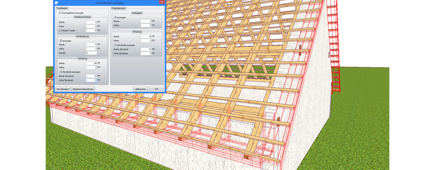 VISKON V16 3D-CAD/CAM | Sektor A - Abbund-/Holzbau CAD | Miete mit Softwarepflege & Wartung