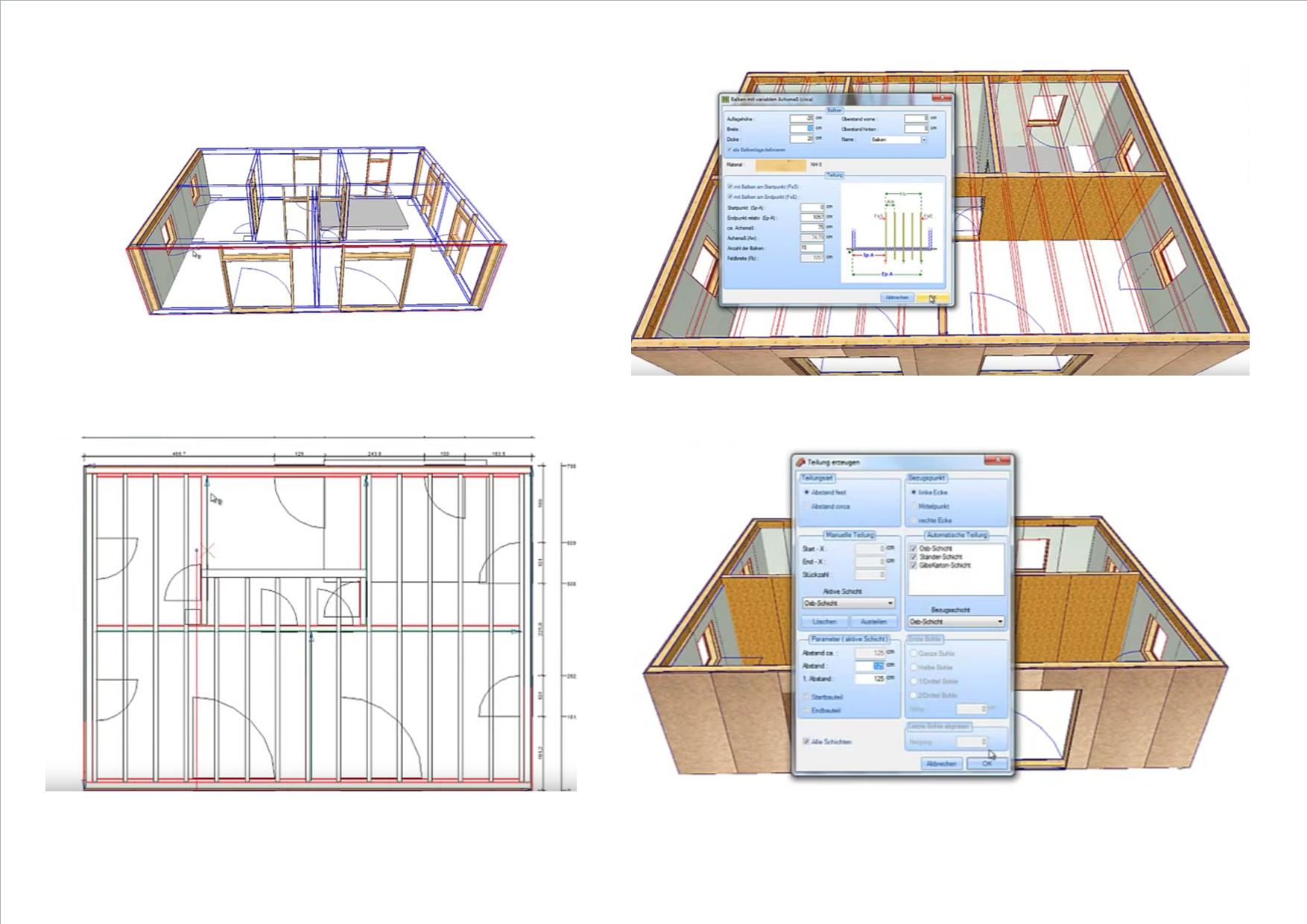 WOODCON V14 | Modul B) Holzrahmen-/ Blockbau CAD - Zum Kauf