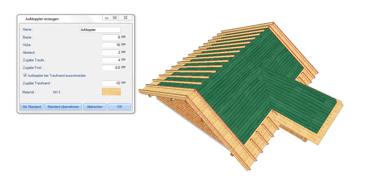 WoodCon V14 - Modul A) Dach-/Holzbau CAD + B) Holzrahmen-/ Blockbau CAD - zum Kauf