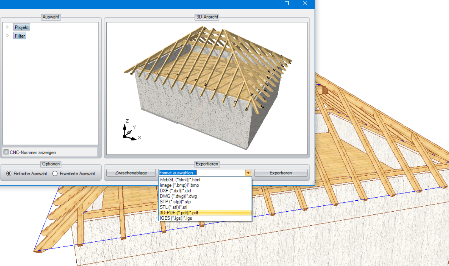 LIGNIKON Small V16 | 3D-CAD Software für Holzbau & Abbund | Zur Miete