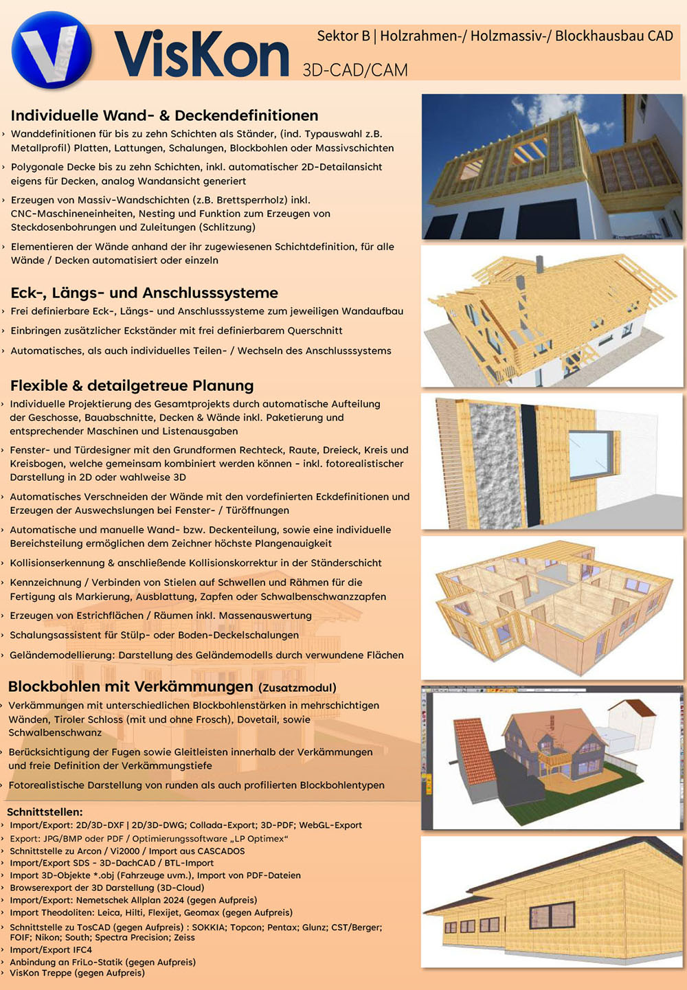 AKTION: VISKON V19 3D-CAD/CAM - Sektor A+B | zur Miete für 2 Monate