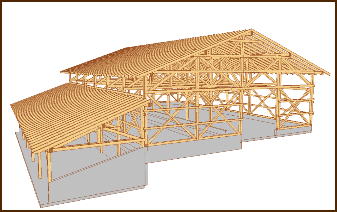 VISKON V16 3D-CAD/CAM | Sektor B - Holzrahmen-/ Holzmassiv-/ Blockhausbau | Zur Miete